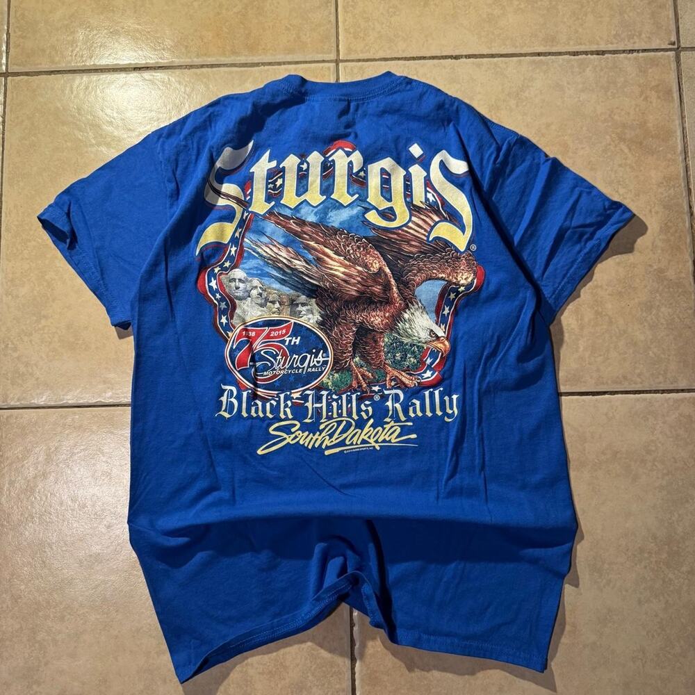 Blue 2015 sturgis cotton t shirt Size M in Mens